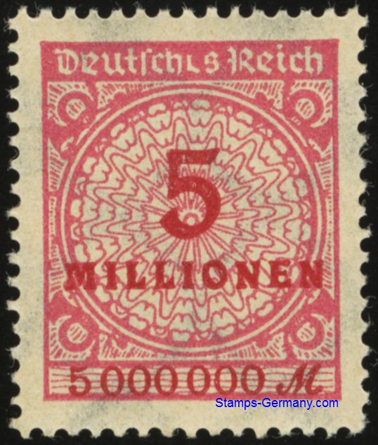 Briefmarke Deutsches Reich Michel 317