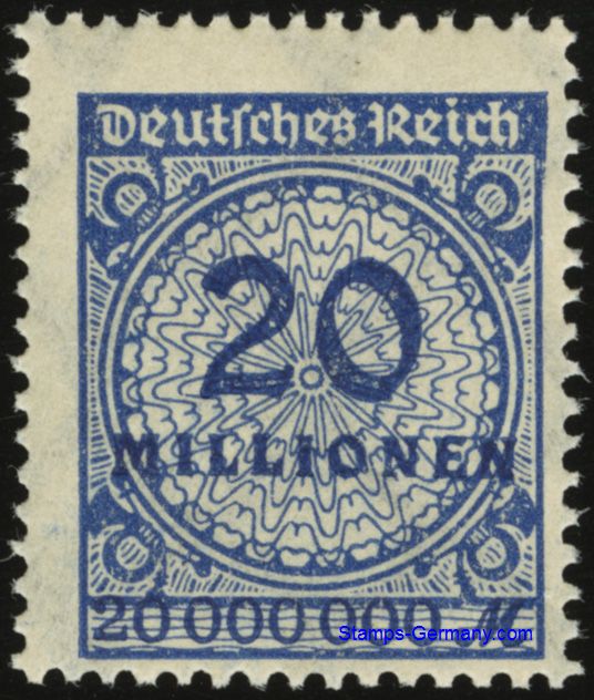 Briefmarke Deutsches Reich Michel 319