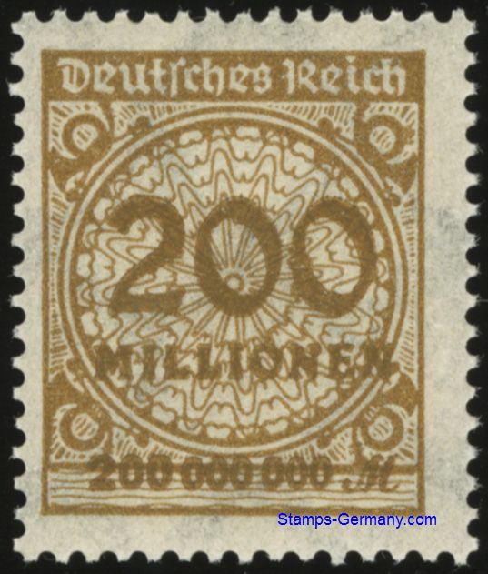 Briefmarke Deutsches Reich Michel 323