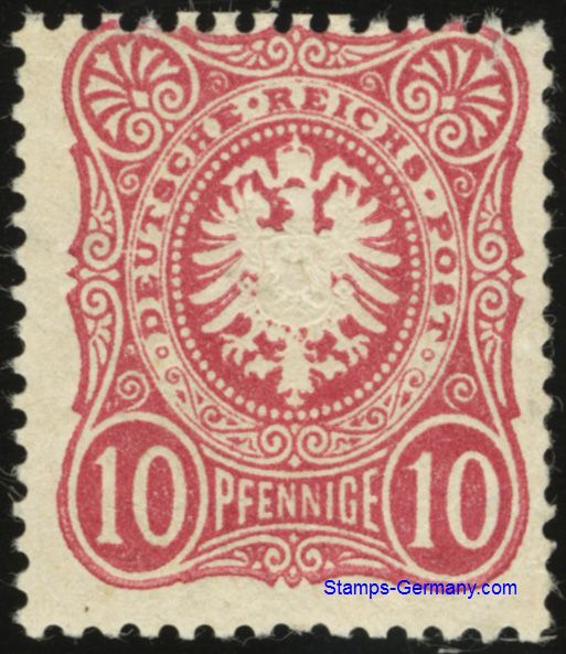 Briefmarke Deutsches Reich Michel 33 - zum Schließen ins Bild klicken