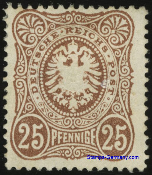 Briefmarke Deutsches Reich Michel 35 - zum Schließen ins Bild klicken