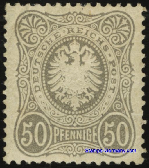 Briefmarke Deutsches Reich Michel 36 - zum Schließen ins Bild klicken