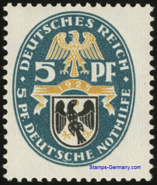 Briefmarke Deutsches Reich Michel 375