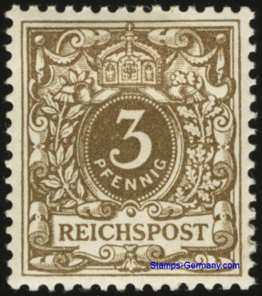 Briefmarke Deutsches Reich Michel 45