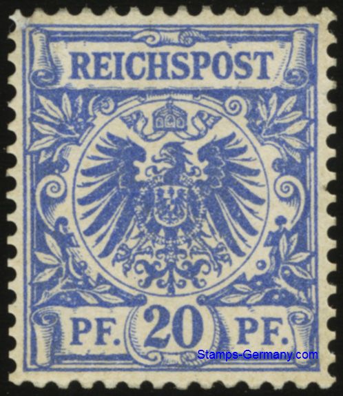 Briefmarke Deutsches Reich Michel 48