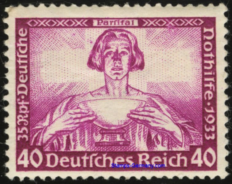 Briefmarke Deutsches Reich Michel 507