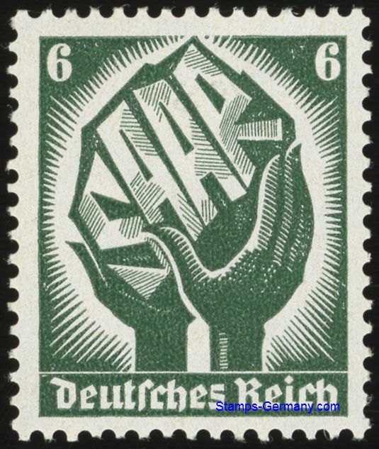 Briefmarke Deutsches Reich Michel 544