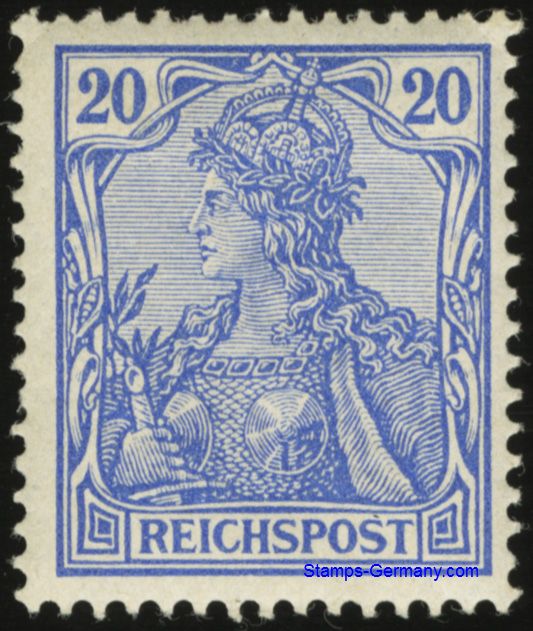 Briefmarke Deutsches Reich Michel 57