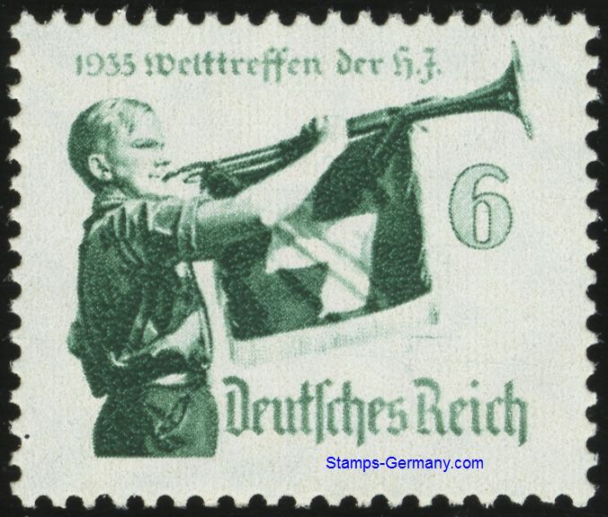 Briefmarke Deutsches Reich Michel 584
