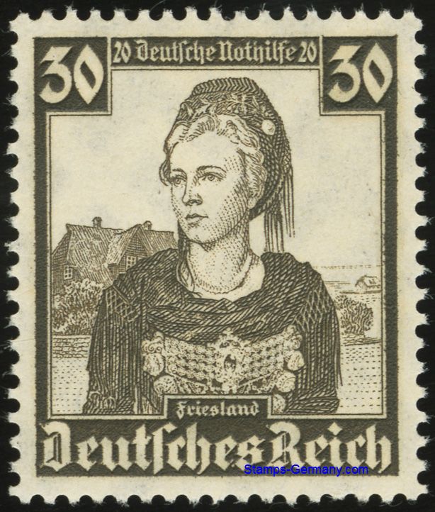 Briefmarke Deutsches Reich Michel 596