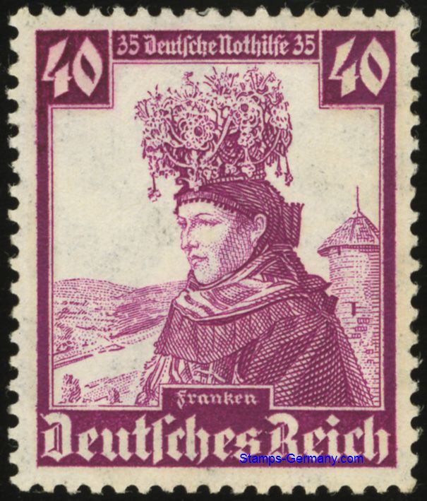 Briefmarke Deutsches Reich Michel 597