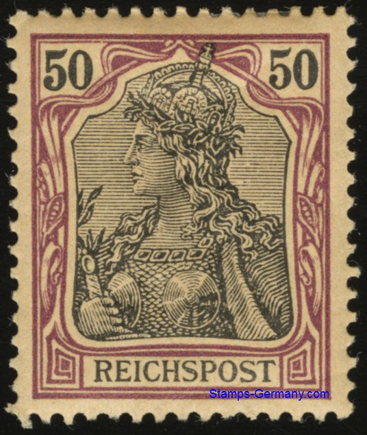 Briefmarke Deutsches Reich Michel 61