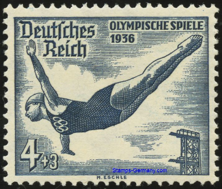 Briefmarke Deutsches Reich Michel 610 - zum Schließen ins Bild klicken