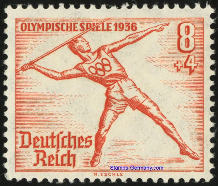 Briefmarke Deutsches Reich Michel 612