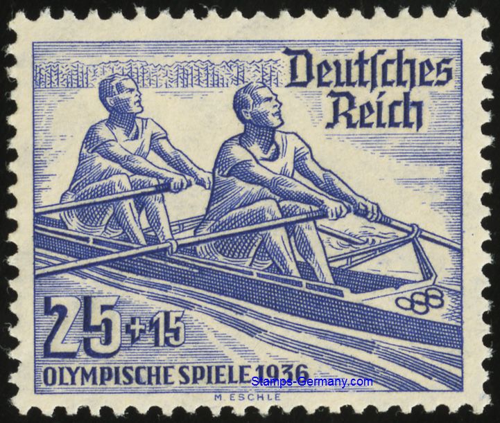 Briefmarke Deutsches Reich Michel 615 - zum Schließen ins Bild klicken