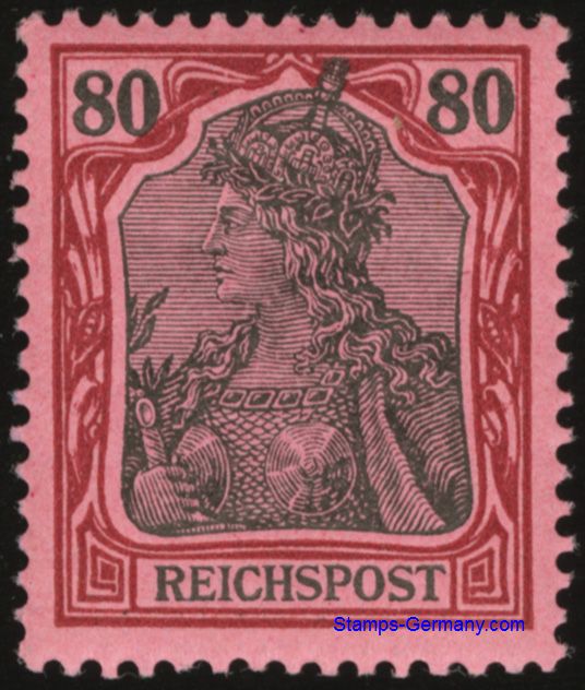 Briefmarke Deutsches Reich Michel 62