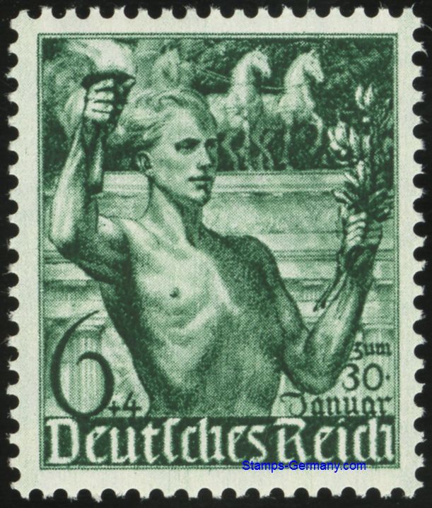 Briefmarke Deutsches Reich Michel 660