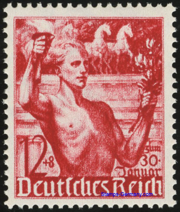 Briefmarke Deutsches Reich Michel 661