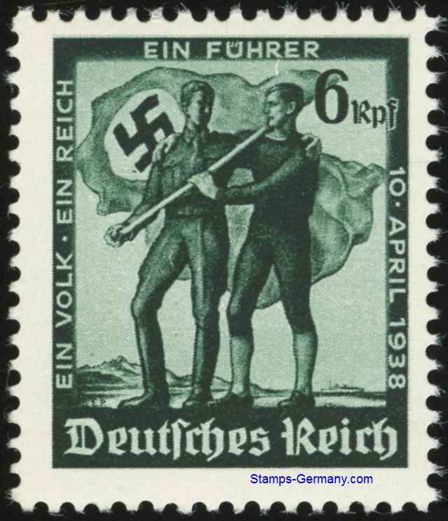 Briefmarke Deutsches Reich Michel 663
