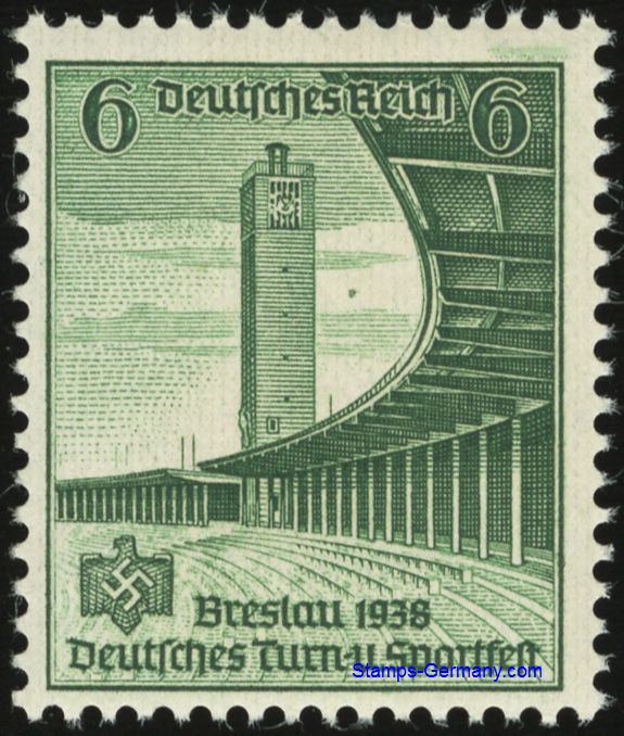 Briefmarke Deutsches Reich Michel 666