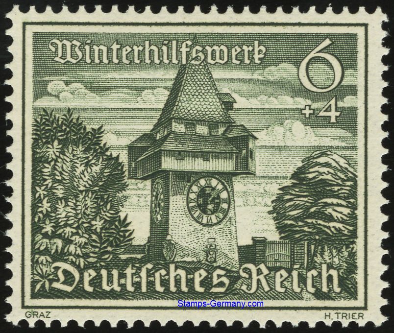 Briefmarke Deutsches Reich Michel 733