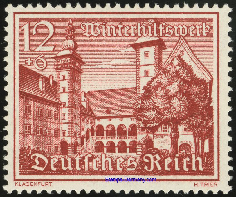 Briefmarke Deutsches Reich Michel 735