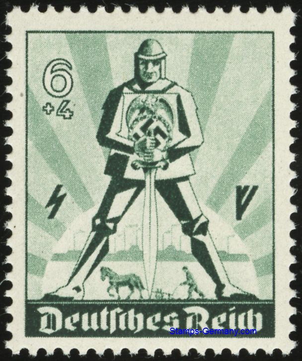 Briefmarke Deutsches Reich Michel 745