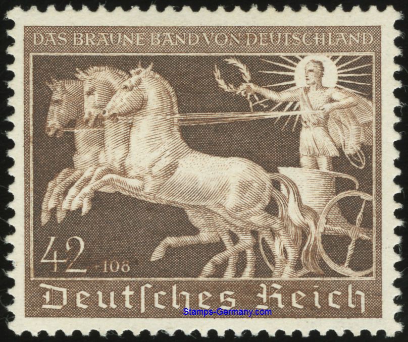 Briefmarke Deutsches Reich Michel 747