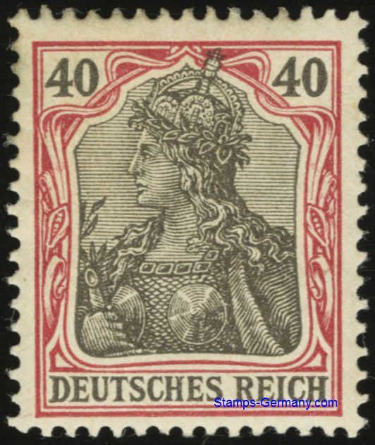 Briefmarke Deutsches Reich Michel 75