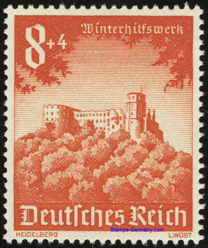 Briefmarke Deutsches Reich Michel 755