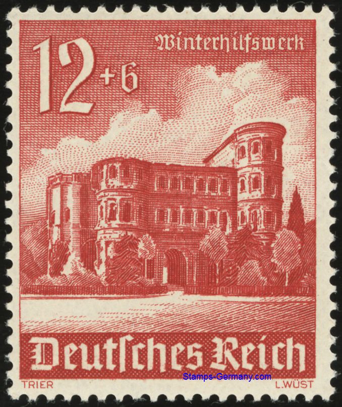 Briefmarke Deutsches Reich Michel 756