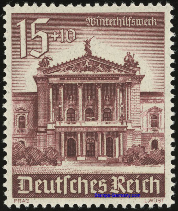 Briefmarke Deutsches Reich Michel 757