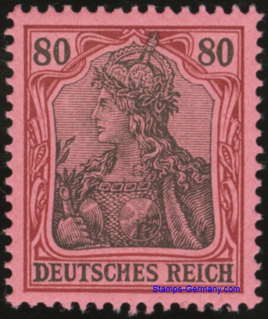 Briefmarke Deutsches Reich Michel 77