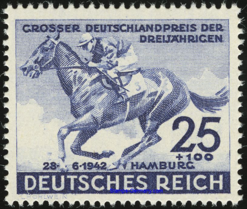 Briefmarke Deutsches Reich Michel 814