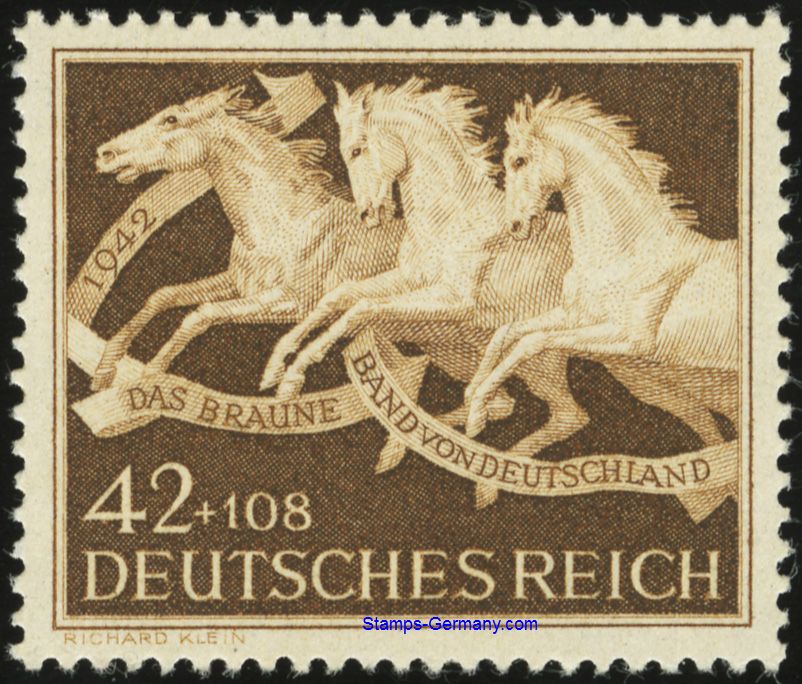 Briefmarke Deutsches Reich Michel 815