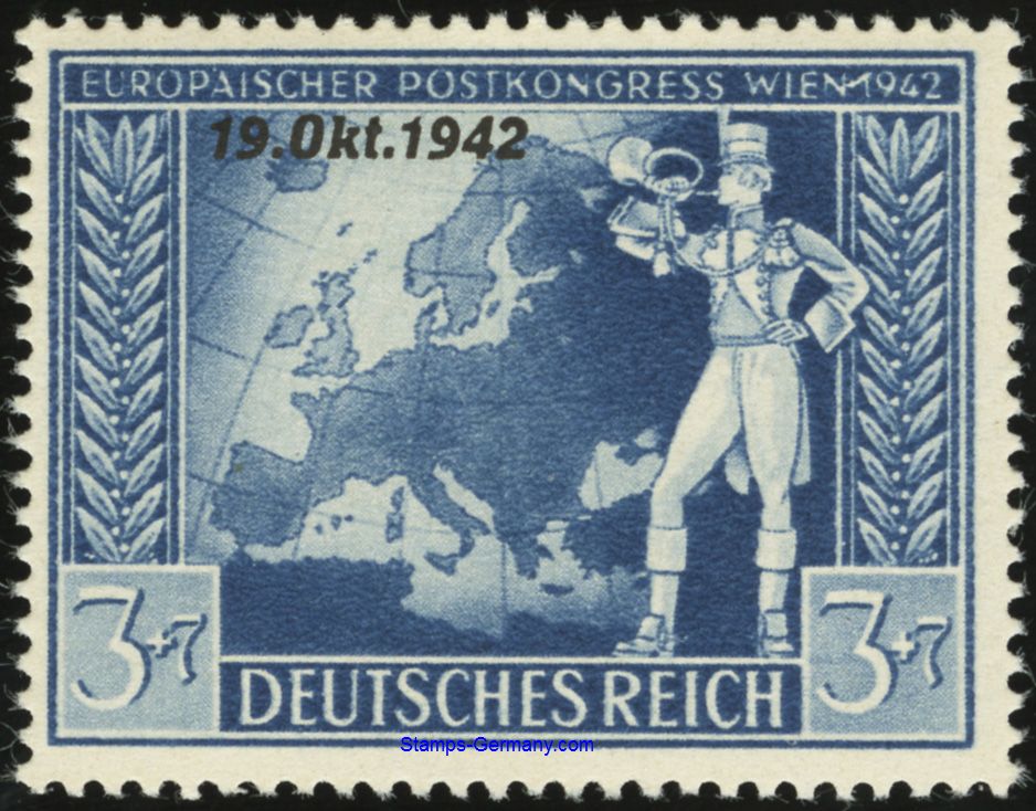 Briefmarke Deutsches Reich Michel 823