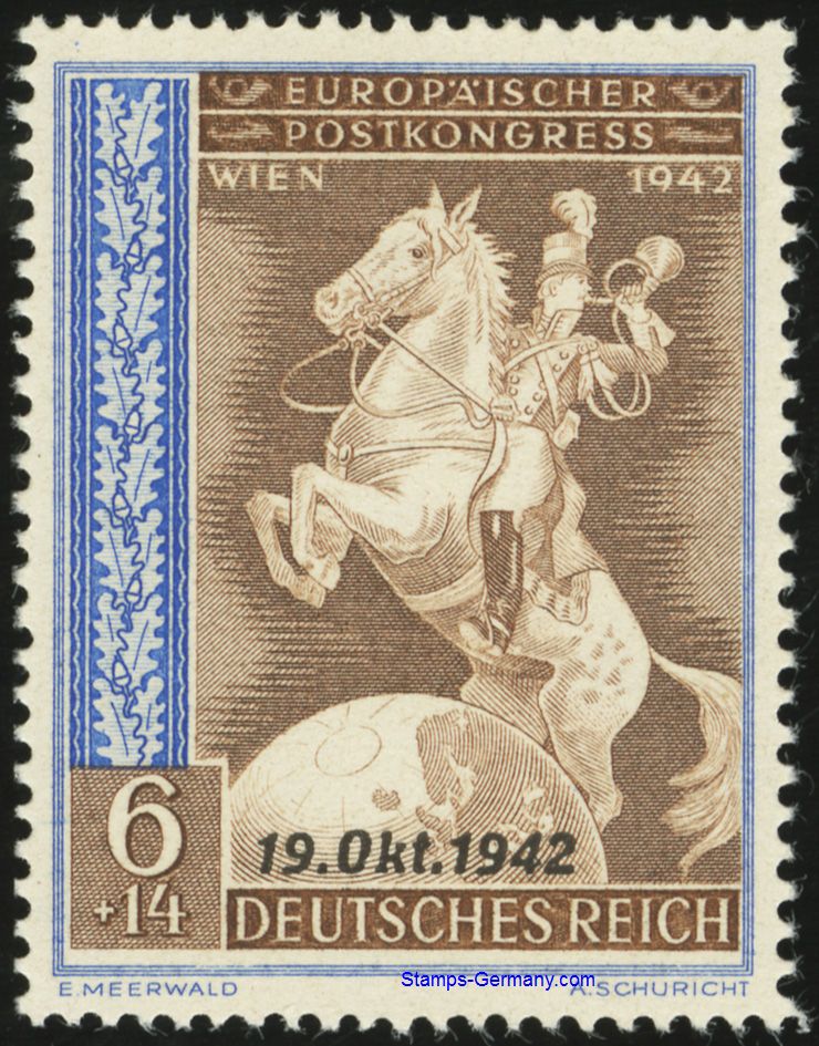 Briefmarke Deutsches Reich Michel 824