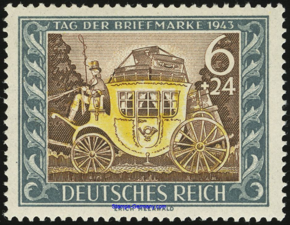 Briefmarke Deutsches Reich Michel 828