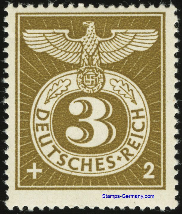 Briefmarke Deutsches Reich Michel 830