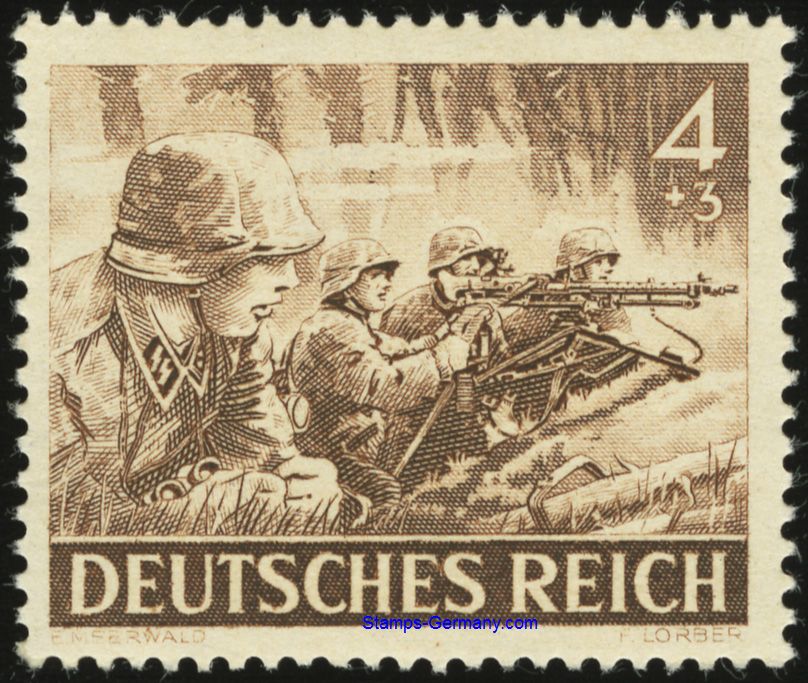 Briefmarke Deutsches Reich Michel 832