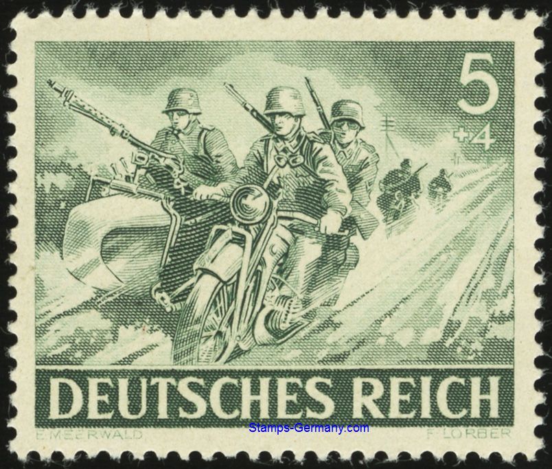 Briefmarke Deutsches Reich Michel 833