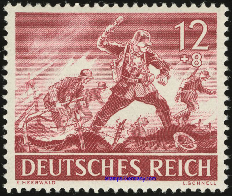 Briefmarke Deutsches Reich Michel 836
