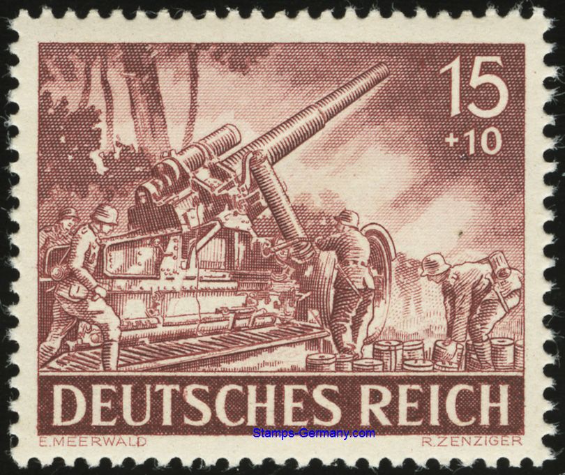 Briefmarke Deutsches Reich Michel 837