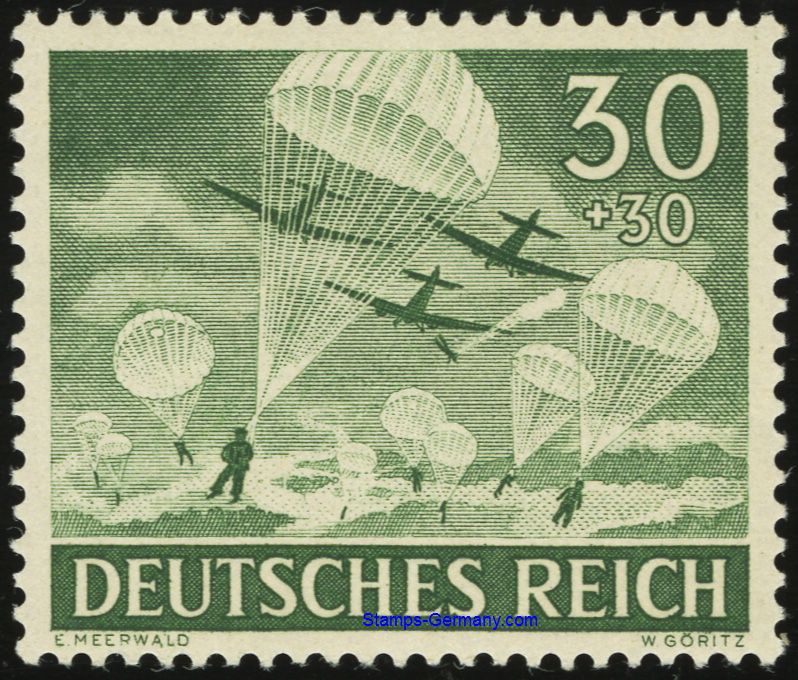 Briefmarke Deutsches Reich Michel 840