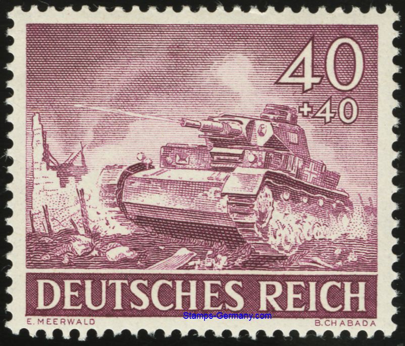Briefmarke Deutsches Reich Michel 841