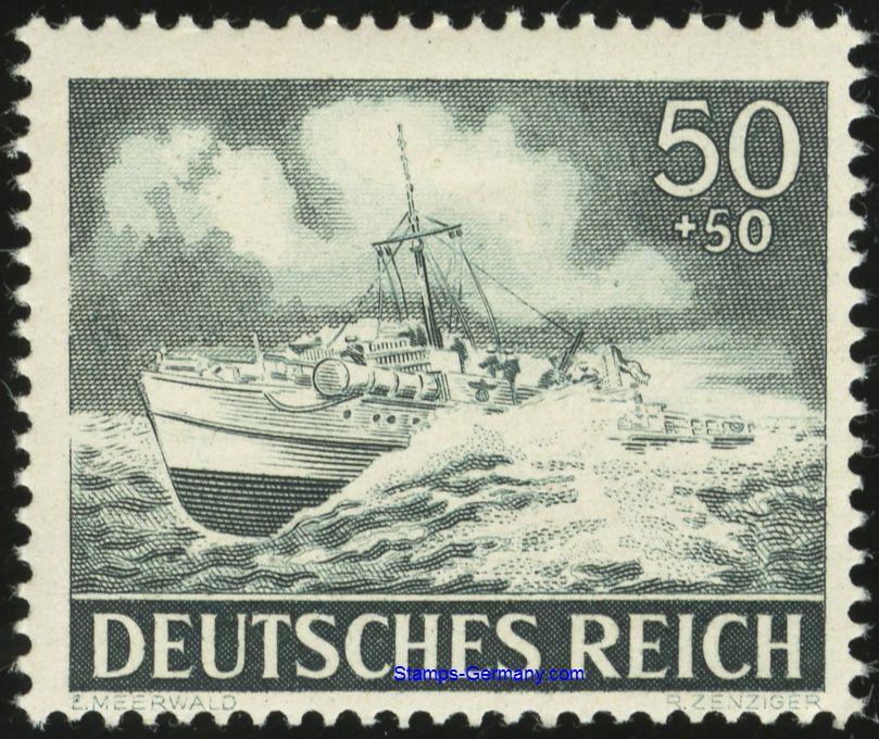 Briefmarke Deutsches Reich Michel 842