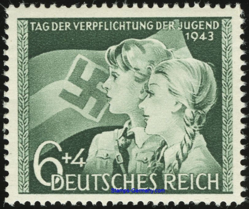 Briefmarke Deutsches Reich Michel 843