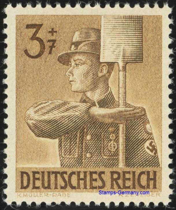 Briefmarke Deutsches Reich Michel 850