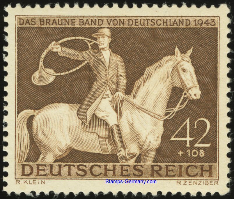 Briefmarke Deutsches Reich Michel 854