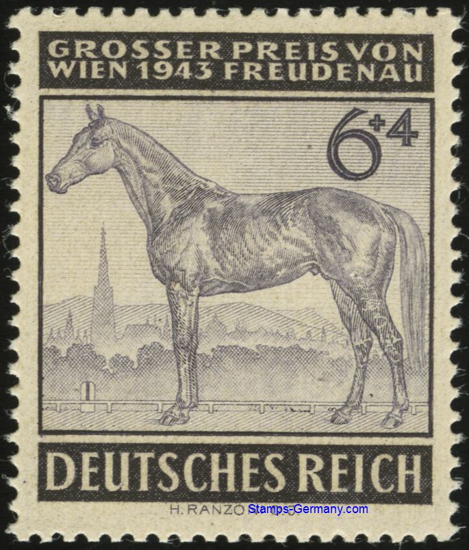 Briefmarke Deutsches Reich Michel 857